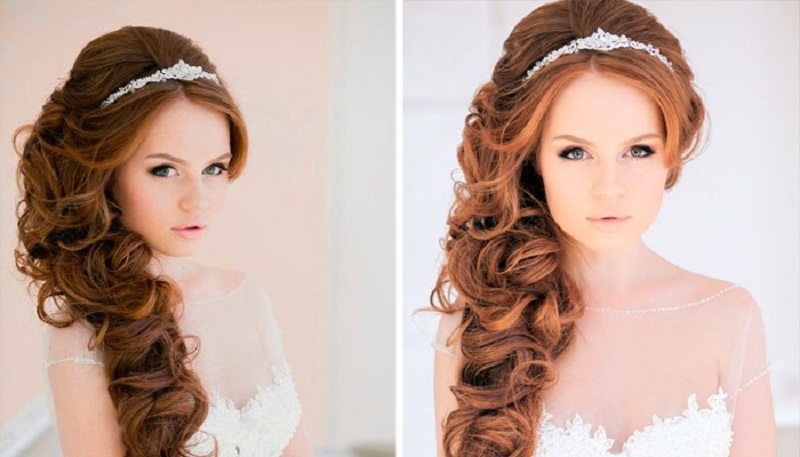 Wedding Hairstyles With Flowing Hair