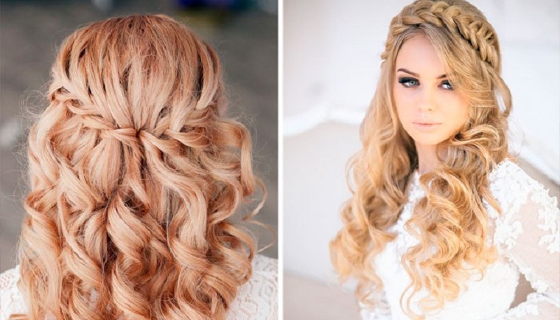Wedding Hairstyles With Flowing Hair