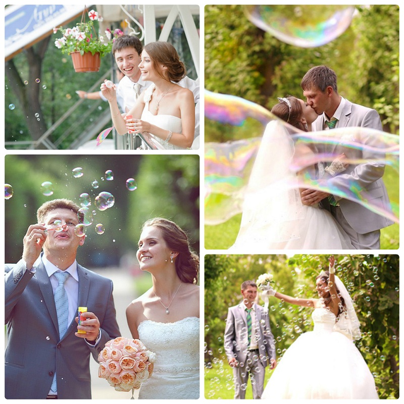 Soap Bubbles For A Wedding