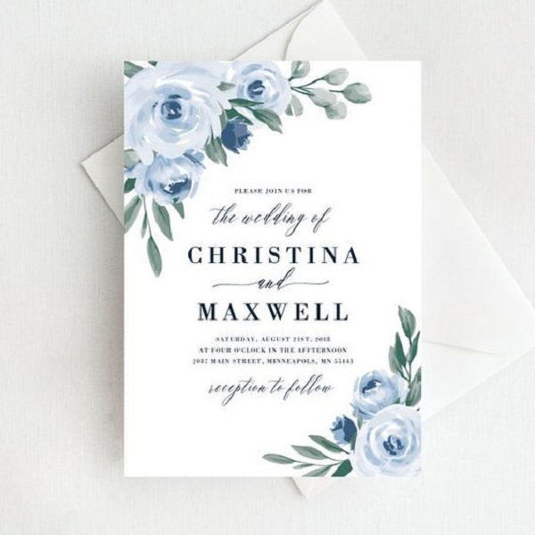 classic wedding invitation cards 4